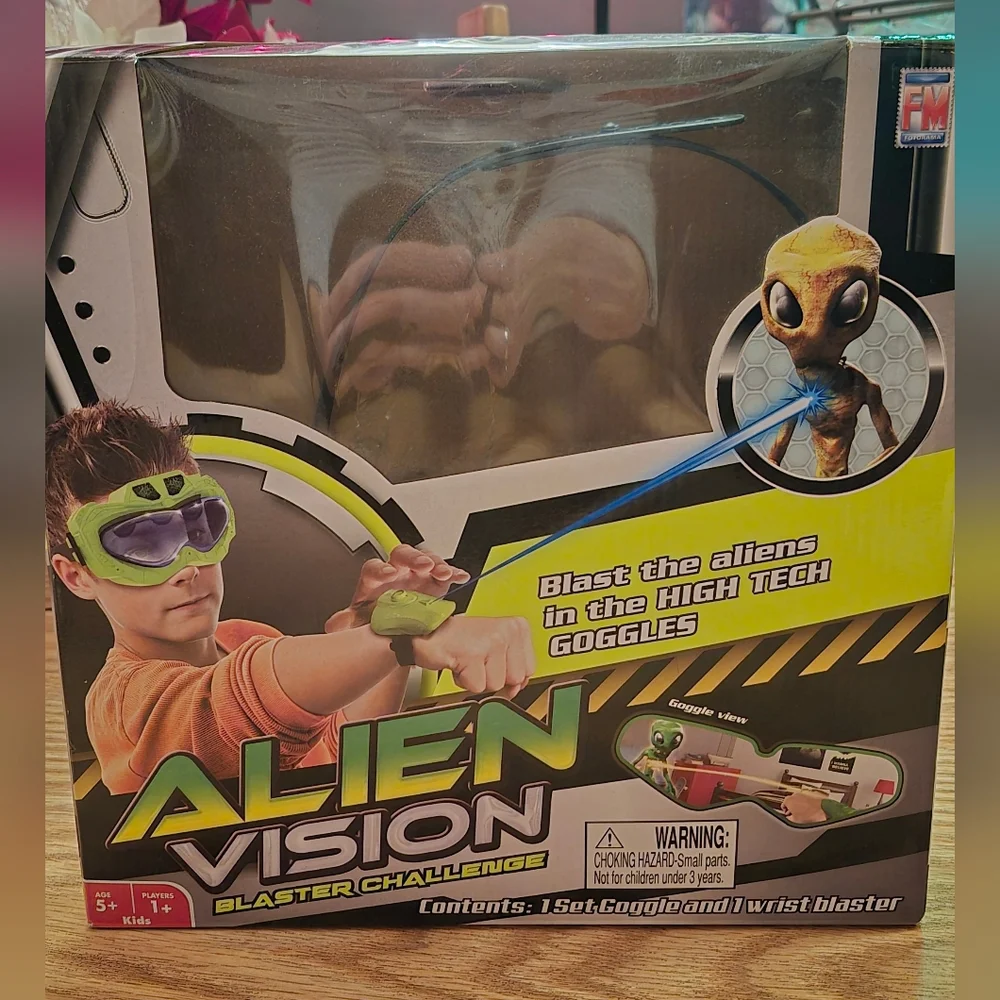 Alien Vision Blaster Challenge - Green Ages 5÷ W/Batteries